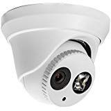 Monoprice 4.1MP Turret IP Security Camera - White with a 2.8mm Fixed Lens, Matrix IR LED, VCA Smart Detection, and IP66 Waterproof Rating
