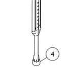 Replacement Crutch Tips - Large by Invacare