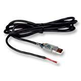 FTDI USB-RS232-WE-1800-BT-0.0 Cable, USB to RS232 Serial, 1.8M, Wire END