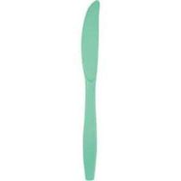 Mint Green Heavy Duty Plastic Knives 24 Per Pack