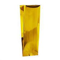 Gold Single-Use Foil Gusseted Pouch - 2 X 1-1/4 X 7-1/2 - Case 1000