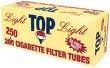 Top Full Flavor King Size Cigarette Tubes (200 Count Per Box) 5 Boxes