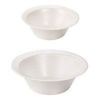 4000691 PT# DART12BWWC Bowl 10-12oz Foam Unlaminated Disposable White 1000/Ca Made by Dart Container, Inc.