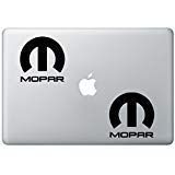 Mopar Logo ArcDecals78600893 Set Of Two (2x) , Decal , Sticker , Laptop , Ipad , Car , Truck