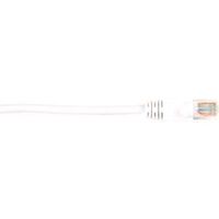BLACK BOX CAT5EPC-003-WH CAT5e Value Line Patch Cable - Stranded, White, 3-ft. (0.9-m) (5 pieces)