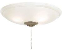 Minka-Aire K9515-1, Universal 12 1/4" Light Kit, Frosted White Glass