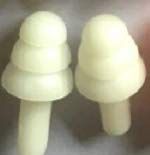 Silicone Earplugs 6Pairs Box-Packed Comfort earplugs Noise Reduction Silicone Soft Ear Plugs Swimming Silicone Earplugs Protective for Sleep (White)