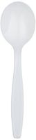 DISPOSABLE PLASTIC (1,000 Ct. MEDIUM WEIGHT SOUP SPOONS) by A World of Deals