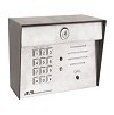 AAS 1000i Advantage DK post mount keypad with intercom - 1000 codes capacity -- Inside station required -- Inside station not included