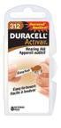 Duracell Easy Tab Zinc Air 1.4V Hearing Aid Battery, Size 312, Model: DA312B8W - 8/Pack, 6 ea