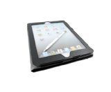 Elegani 2-In-1 Twist Style Slim Stylus with Microfiber Fabric Stylus Pen Dual Function Capacitive Touch Stylus for iPad, Tablet, Smartphone - Retail Packaging - White