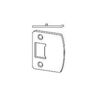 Schlage 10027 Strike Satin Chrome Finish, Mounting Screws Included for Appropriate Parts Round Corner Full Lip Strike Lifetime Mechanical & Finish Warranty