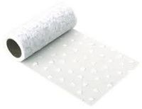 5-3/4"x10y White Heart Flocked Tulle Roll or Spool Tutu Gift Bow Craft Wedding