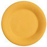 Yanco MS-009YL Mile Stone Wide Rim Round Plate, 9" Diameter, Melamine, Yellow Color, Pack of 24