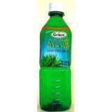 Grace Aloe Vera Drink Small 16.9 oz (Pack of 12)