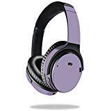 MightySkins Skin Compatible With Bose QuietComfort 35 Headphones - Solid Lavender | Protective, Durable, and Unique Vinyl Decal wrap cover | Easy To Apply, Remove, and Change Styles | Made in the USA