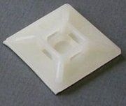 AVB Cable AM-750-WH 3-4 x 3-4 Adhesive Cable Tie Holder, White, Sold 100/ Pack, Multicolor