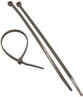 Nylon Cable Ties [Set of 100] Size: 0.179" W x 8" L x 2.17" D, Color: Gray
