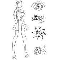 Prima Julie Nutting Cling Rubber Stamp - Elena