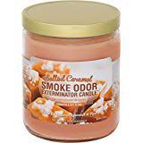 Smoke Odor Exterminator 13 oz Jar Candles Salted Caramel, (3)
