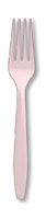 Classic Pink, Premium Plastic Forks, 24 ct