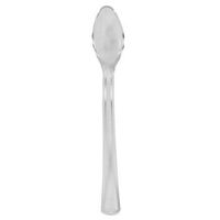 Club Pack of 288 Clear Premium TrendWare Plastic Party Mini Spoons 4"