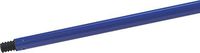 Carlisle 362019414 Flo-Pac Powder-Coated Metal Handle with Threaded Plastic Tip, 7/8" Dia. x 48" L, Blue (Case of 12)