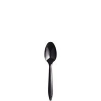 Dart S6BBPS 5.875 in Black Med Wt PS Teaspoon Bulk (Case of 1000)