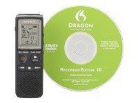 Sony ICD-PX820D Digital Voice Recorder with Built-in 2 GB Flash Memory - Includes Digital Voice Editor Software (Black)