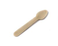 100 Mini 4" Wooden Taster/Ice Cream Spoons - Biodegradable/Compostable