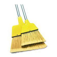 Angle Broom, High Performance Bristles, 12-1/2"" W, Yellow, Sold as 1 Each
