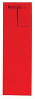 Jillson Roberts 6-Count Wine and Bottle Gift Bags Available in 6 Different Solid Colors, Red Matte