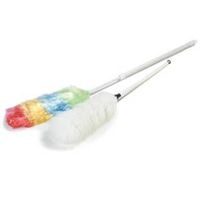 Carlisle 36315700 Lambs Wool Telescoping Poly Wool Duster with Plastic Handle, 26" - 42" Overall Length (Case of 12)