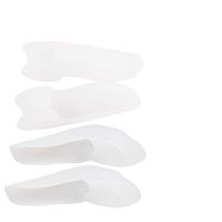 Lurrose 4PCS Toe Separator Pressure Toe Straightener Corrector Avoid Toe Squeezing Hallux Valgus and Plantar Fasciitis