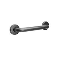 CSI Bathware BAR-SB48-TW-125-MB Straight Grab Bar, 48", Matte Black