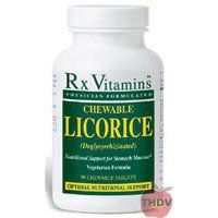 Rx Vitamins - Chewable Licorice DGL - 90 Chewables by Rx Vitamins