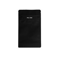 Mylar Smell Proof Bags - Loud Lock Grip n Pull - Child Resistant - Medical Use Only - All States General Compliance Printed - 1000 Count (Black, 1/4)