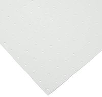 Rolyan Splinting Material Sheet, Polyform, White, 1/8" x 18" x 24", 1% Perforated, Single Sheet