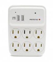 Mini Gadgets 1080P HD Functional Six Plug Wall Outlet Camera