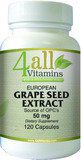 Grape Seed Extract by 4AllVitamins - 120 capsule, 15 mg