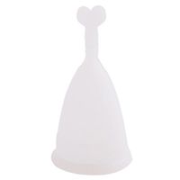 Hengsong Reusable Feminine Protection Cup Menstrual Cup 12 Hours (small, white)