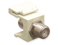 ICC Module, F-Type, Nickel Plated, White (ICC-IC107B5FWH) Category: Network Cable Connectors
