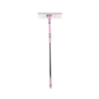 THBEIBEI Stainless Steel All-Purpose Squeegee Rotatable Adjuatable Length Hangable For Car Window Glass Floor Mirror Cleaner 137cm (color : Pink)