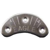 6 Pair of Eagle Brand Extra Large Metal Heel Plates & Nails for Shoes & Boots