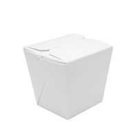 Karat FP-FP08W 8 oz. Paper Take-Out Container - White (Case of 450)
