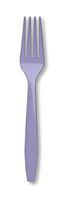 Creative Converting Touch of Color Premium 24 Count Plastic Forks, Luscious Lavender