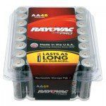 Alkaline Reclosable Batteries, 1.5 V, AA (48 Pack)