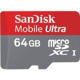 SanDisk 64GB Mobile Ultra MicroSDXC Class 10 Memory Card with SD Adapter - Retail Packaging