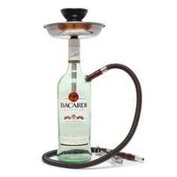 Hookah - Bacardi Rum Water Pipe Custom Made from Recycled Liquor Bottle