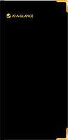 AT-A-GLANCE 2014 Fine Diary, Weekly and Monthly Diary, Black Leather, 3.31 x 6.81 x .38 Inches (70-1110-05)